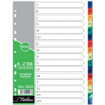 Treeline PVC File Dividers - A to Z